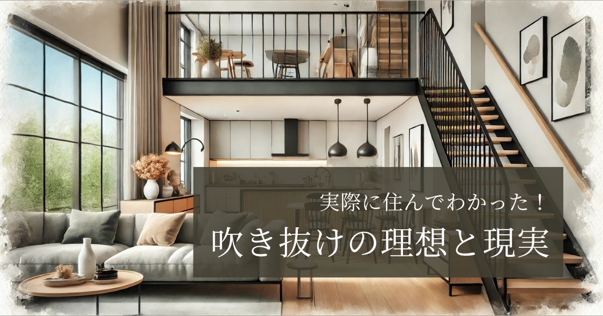 吹き抜けのある家に住んでわかったこと【メリット・デメリットを正直に語る】 | 東京マイホームカフェ